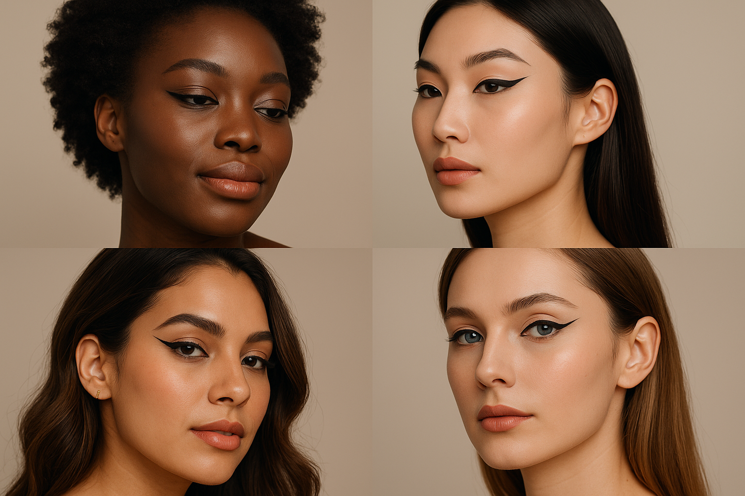 sexy liner like my product, diverse women